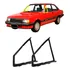 Jogo Borracha Vidro Quebra Vento Chevette 1986 Em Diante
