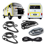 Jogo Borrachas Completo Portas Kombi Carat 2007 2008 2009