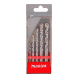 Jogo Brocas Videa P Concreto 4 A 10mm Makita 5 Pç D 03894