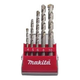 Jogo Brocas Videa P Concreto 4 A 10mm Makita 5 Pç D 03894