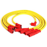 Jogo Cabo Vela Silicone Amarelo 8mm Celta Prisma Agile 1 4