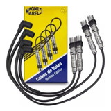 Jogo Cabos De Vela Vw Gol G5 1 6 8v 2014 Magneti Marelli