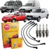 Jogo Cabos E Velas Fiat Motor Fire 1.0 1.3 1.4 8v Flex Ngk