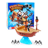 Jogo Caiu Perdeu Barco Pirata Equilíbrio Dos Pinguins Grande