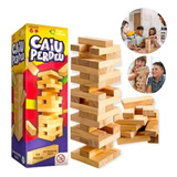 Jogo Caiu Perdeu Torre Madeira Equilíbrio Brinquedo Menino Menina