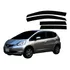 Jogo Calha Defletores Chuva Honda New Fit 09 A 2014 Fume 
