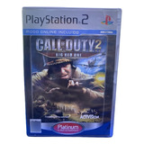Jogo Call Of Duty 2 Big Red One Ps2 Original Europeu Pal