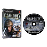 Jogo Call Of Duty Finest Hour Playstation 2 Ps2 Fat Slim