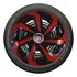 Jogo Calota Aro 14 Spider Preto Prata Fiat Strada Stilo Uno