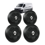 Jogo Calota Centro Miolo Renault Master 2021 2022 2023 Cromo
