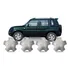 Jogo Calota Centro Miolo Roda Prata Pajero Tr4 2006 -2009