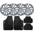 Jogo Calota Ds4 Aro 13 E 14 + Tapete Ford Ka 1.0i 2003 2004