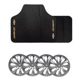 Jogo Calota Velox + Tapete Corsa Hatch Maxx 2011 2012
