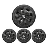Jogo Calotas Esportiva Aro 14 Prime Black Peugeot 206 207