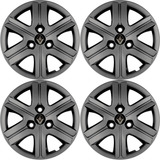 Jogo Calotas Grafite Aro 14 Renault Kwid Zen Todos Carro