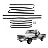 Jogo Canaletas E Pestanas Flocada Ford F 1000 72 A 92