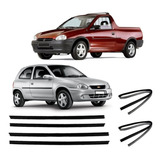 Jogo Canaletas Pestanas Ext E Int Corsa Pick Up 2p