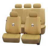 Jogo Capas Bancos Couro Automotivo Carros Renault Brindes