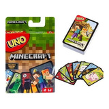 Jogo Cartas Mattel Uno Minecraft