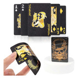 Jogo Cartas Novidade Preto Profissional Mágica Sensacional