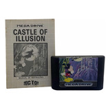 Jogo Castle Of Illusion Fita + Manual Original Mega Drive