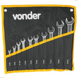 Jogo Chave Boca Estrela Combinada Aço 6 22 Mm Cromada Vonder