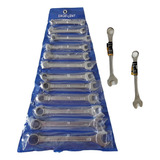 Jogo Chave Combinada Boca Estrela 6 A 22mm 15 E 16mm 14 Pçs