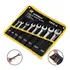 Jogo Chave De Boca Fixa Kit 8un Aço Profissional Hw9016 Hawk