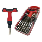 Jogo Chave Fenda Philips Torx Allen Multiuso 24 Peça Chave T