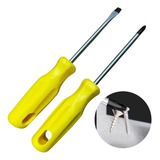 Jogo Chave Profissional Fenda E Philips Kit 2 Peças