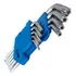 Jogo Chave Torx Torque Cromo Vanádio Média 9 Peças Suporte