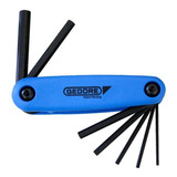 Jogo Chaves Allen Tipo Canivete Gedore C 9 Peças 5 64 1 4 Cor Azul