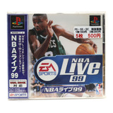 Jogo Clássico De Ps1 Nba Live 99 Ea Sports Em Japonês A12862