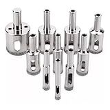 JOGO COM 10 BROCAS DIAMANTADAS 6 30MM