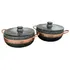 Jogo Com 2 Panelas De Pedra. 2 Litros E 3 Litros