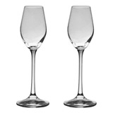 Jogo Com 2 Taças De Cristal Licor 60 Ml Linha Helena Bohemia