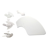 Jogo Com 3 Pás Branco P Ventilador De Teto Tron Aventador