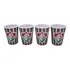 Jogo Com 4 Copos 3d 400ml Licenciado Oficial Do Fluminense