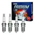 Jogo Com 4 Velas Fiat Freemont 2.4 16v  Jeep Compass 2