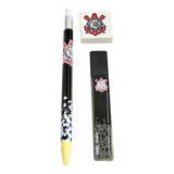 Jogo Com Lapiseira 2 0mm Borracha E Grafites Corinthians
