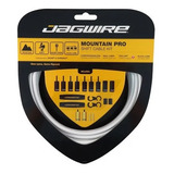Jogo Conduíte Cabo Cambio Mtb Jagwire Mountain Pro White 213
