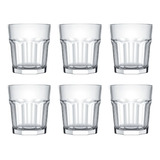 Jogo Copo Bristol Drink Whisky Vidro Suco 320ml Kit 6 Peças