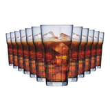 Jogo Copo Suco Água Conic Max Vidro 380ml 12 Pcs Cor Transparente