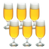Jogo Copo Tacas Cerveja Vidro 300ml Kit 6 Peças Nadir