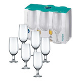 Jogo Copo Tacas Cerveja Vidro 300ml Kit 6 Peças