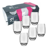 Jogo Copo Vidro Agua Suco Vinho Cerveja 465ml Kit 6 Un