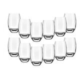 Jogo Copos Long Drink De Vidro Sm Aruba Cristal 475ml 12 Pçs Cor Incolor