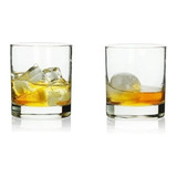 Jogo Copos Para Whisky De Vidro Conjunto Bar Kit 2 Peças