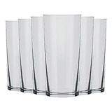 Jogo Copos Vidro Suco Agua Cylinder 300 Ml Nadir 12 Unid