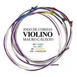 Jogo Corda Violino 4 4 Mauro Calixto  c  4 Cordas 